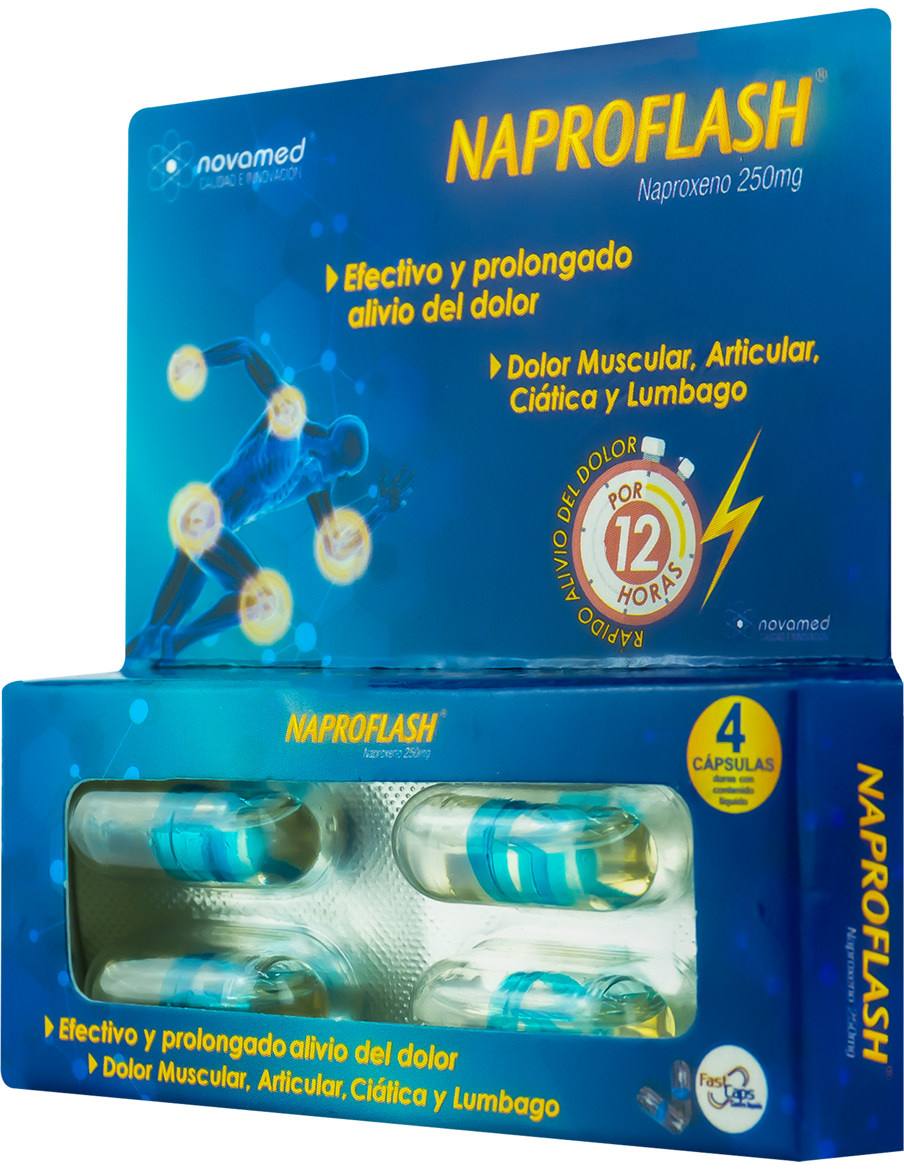 Naproflash Caja x 4